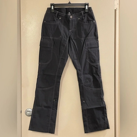 KUHL Born in the Mountains‎ Roll-up Cargo Pant in Charcoal Gray - Picture 1 of 5